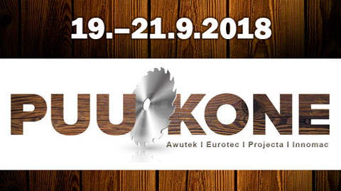 Puukone kotinäyttely 19.-21.9.2018 - Innomac Oy